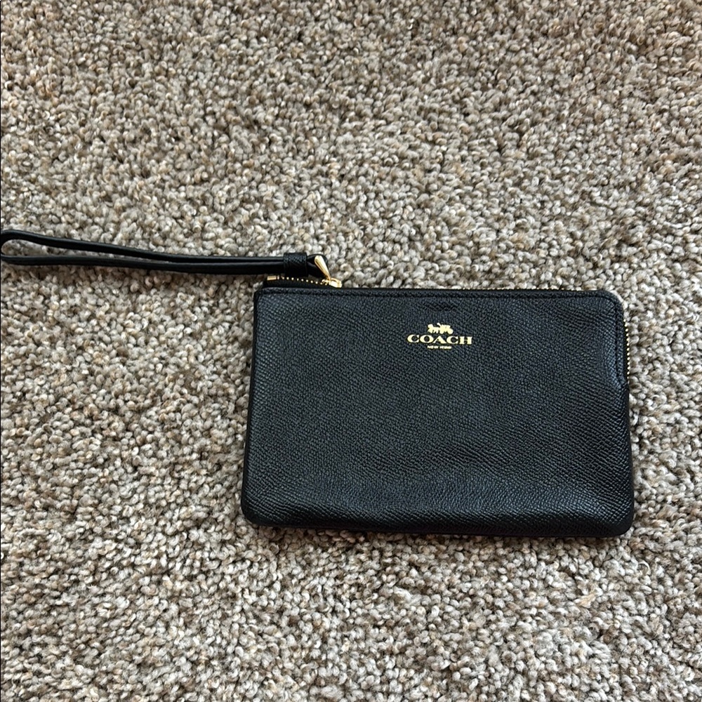 Coach Black Wristlet
